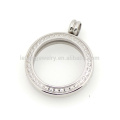 China factory direct love locket jewelry ,round silver floating picture lockets hot sale